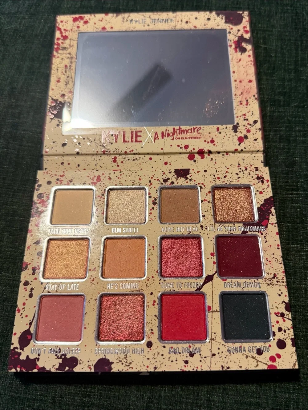Kylie Cosmetics Nightmare on Elm Street eyeshadow palette